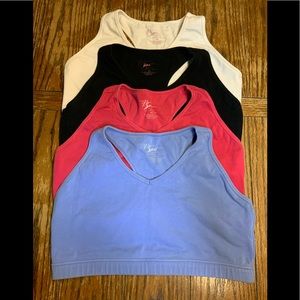 V Sport by Lane Bryant 4 Piece sports bras 18/20